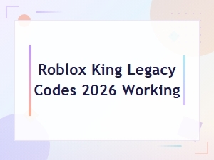 Roblox King Legacy Codes 2026: All Working Promo Codes Today